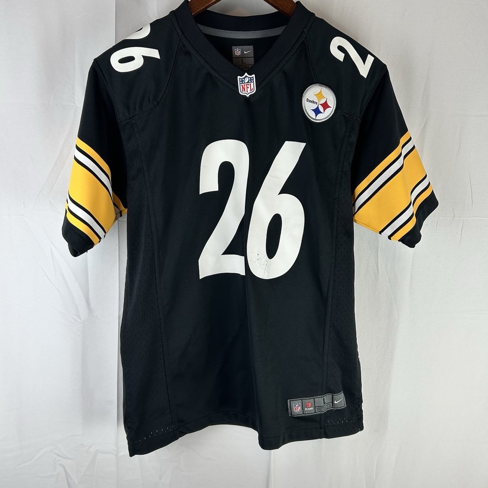 Pittsburgh Steelers Nike Le'Veon Bell #26 Black Jersey Youth Large 14-16